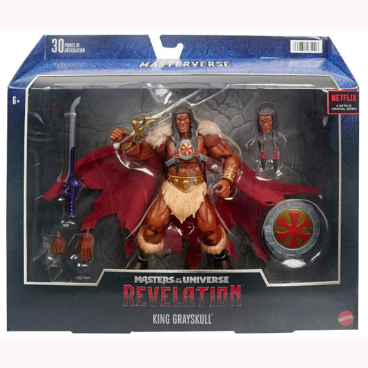 Masters of The Universe Revelation King Grayskull (Empaque con daño)