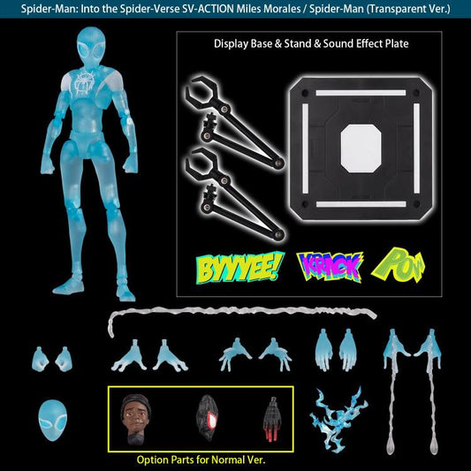 Sentinel Into the Spider-Verse SV-Action Miles Morales (Transparente Ver.)